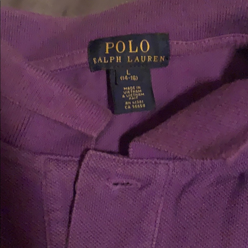 Boys Ralph Lauren all purple